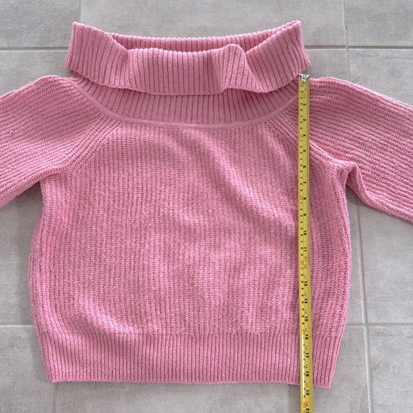 Gently Worn Abound Women's Pink Cropped Cowl/Turtleneck Sweater - XS - Picture 5 of 7